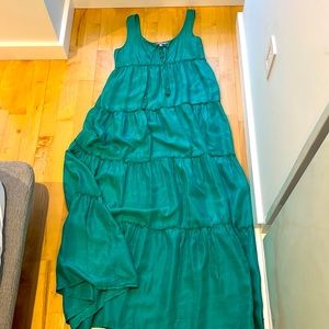 Gorgeous emerald green summer dress from Calypso St. Barth